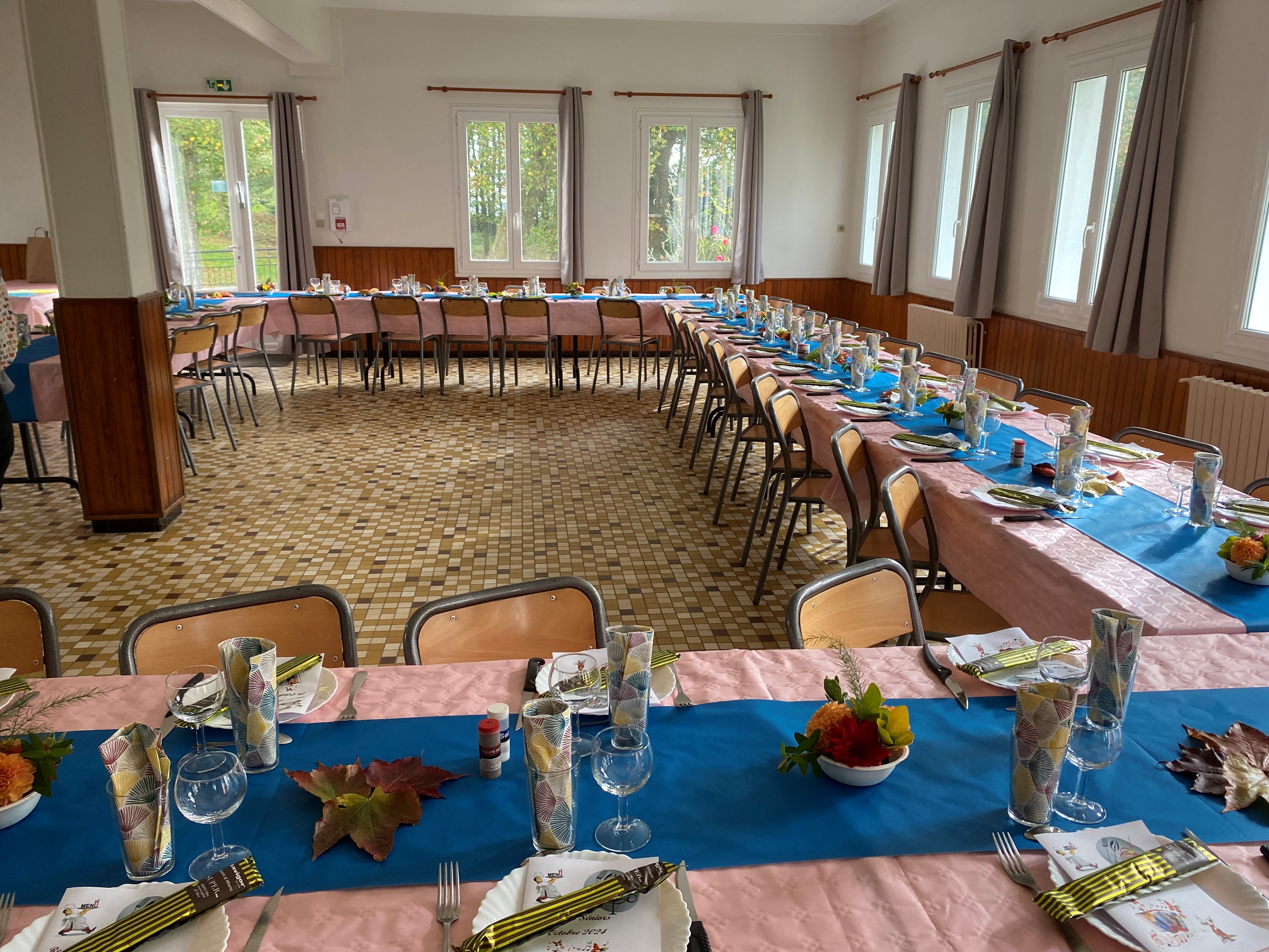 Photos des tables dressées